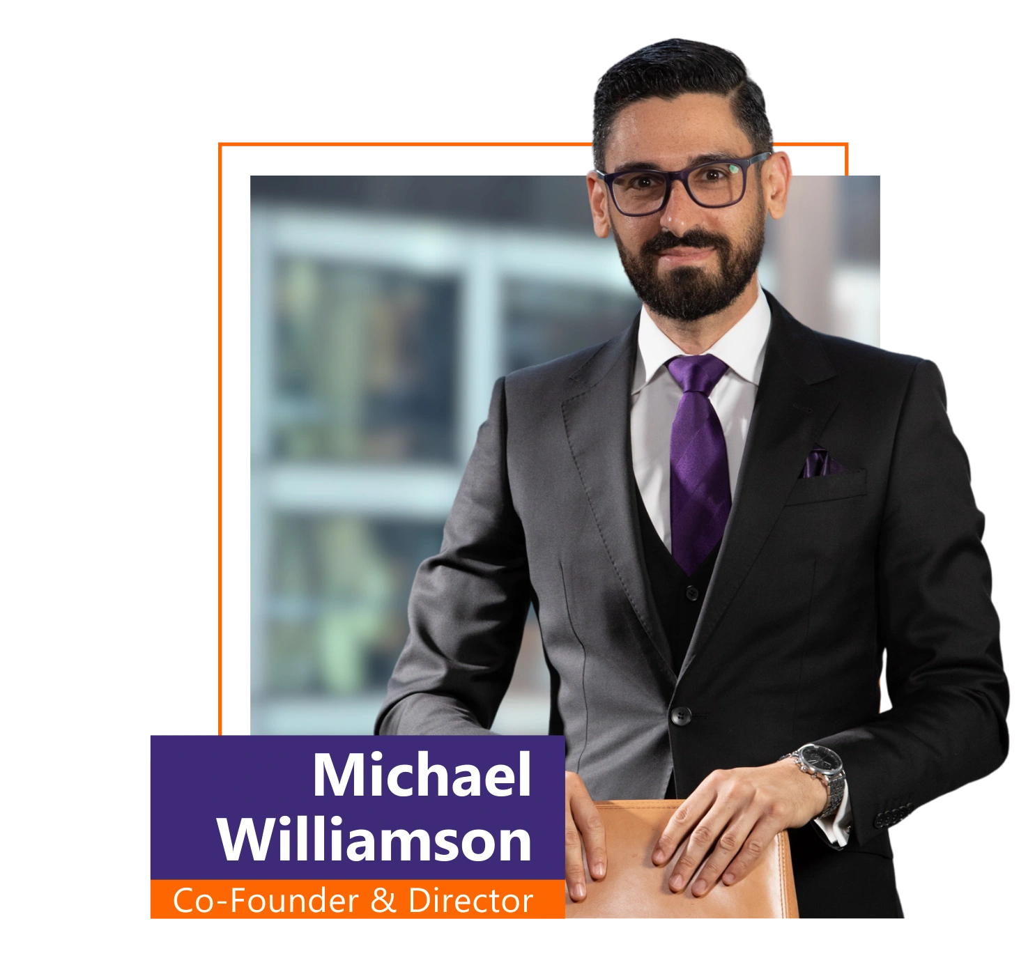 A professional portrait of Michael Williamson, Co-Founder and Director of Clearview medical australia