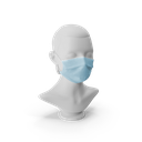 mannequin-wearing-clearview-level-2-face-masks