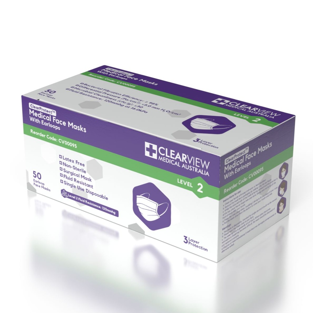 clearview-standard-level-2-face-mask-front