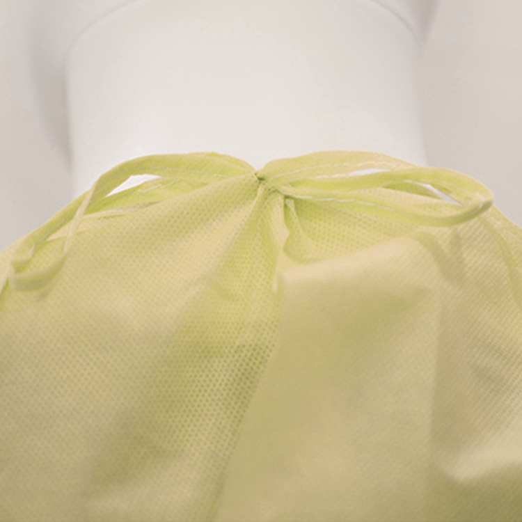nape-ties-of-mannequin-wearing-clearview-sms-isolation-gown-with-knitted-cuffs-yellow